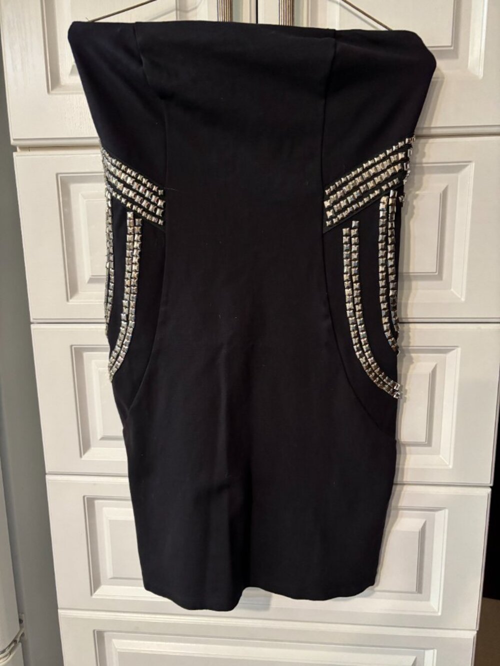 GUESS Strapless Black Mini Dress, Size 6